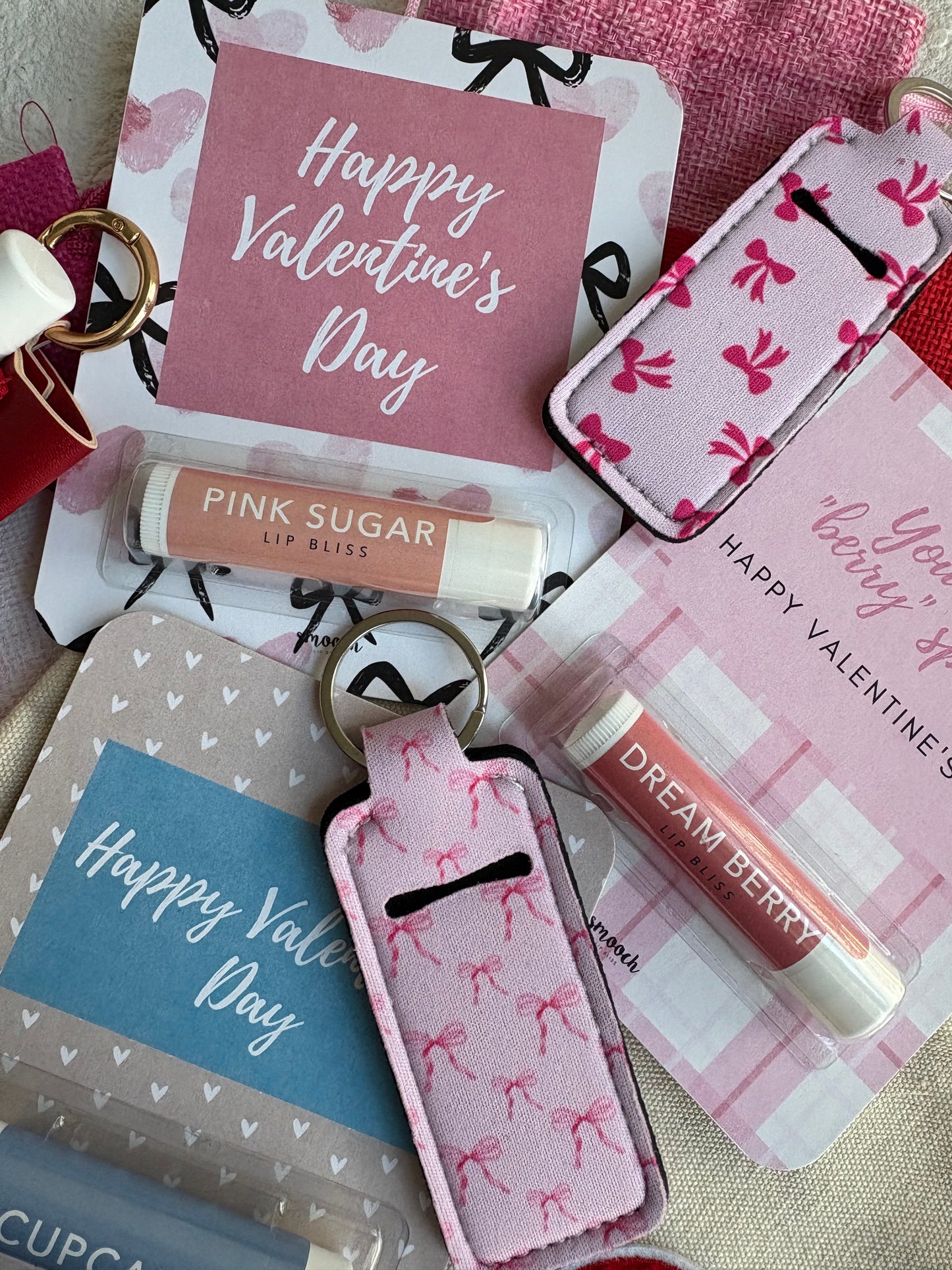 Valentines Card with Dream Berry Lip Balm