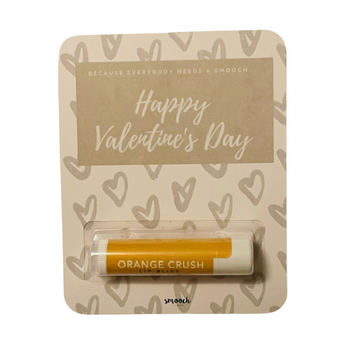 Valentines Lip Balm Card with Orange Crush Lip Balm