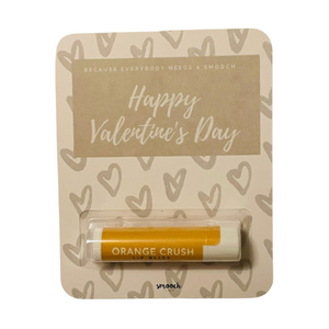 Valentines Lip Balm Card with Orange Crush Lip Balm