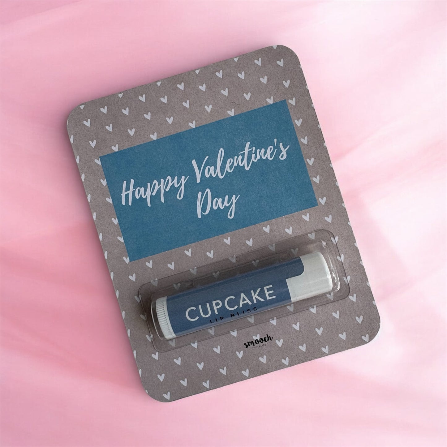 Valentines Card with Cupcake Lip Balm